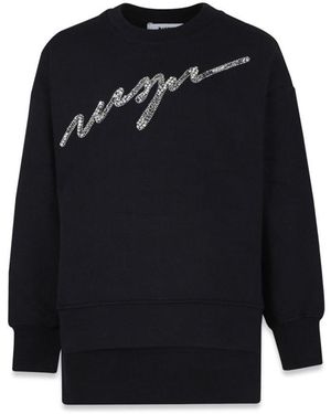 MSGM Fleece Dress Girl - Black