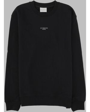 Drole de Monsieur Felpa "Slogan" - Black