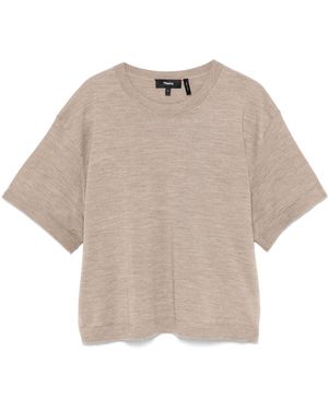Theory Top Van Merinowol - Naturel