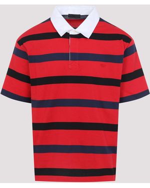 Prada Short Sleeves Polo - Red