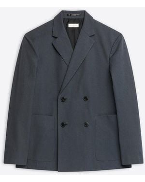 Dries Van Noten 00740-Barleys 8232 M.W.Jacket Clothing - Blue