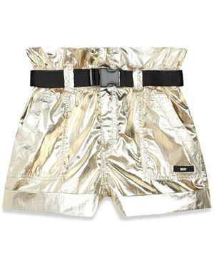 DKNY Short+Belt - White