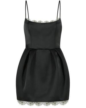 Blumarine Mini Duchesse Dress - Black