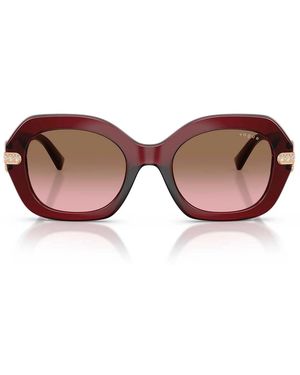 Vogue Zonnebril Vo5706 Sb 328614 Bordeaux Transparant/roze Gradiënt Bruin Dames