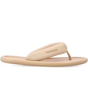Havaianas Maxi Puffed Up Flip Flops - White