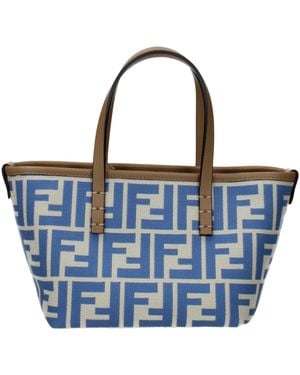 Fendi Hand Bags Roll Fabric - Blue