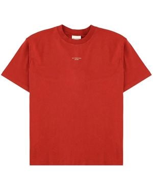Drole de Monsieur Le T Shirt Slogan Classique - Red