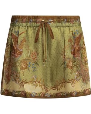 Zimmermann "indra Relaxed" Short Met Veters - Groen