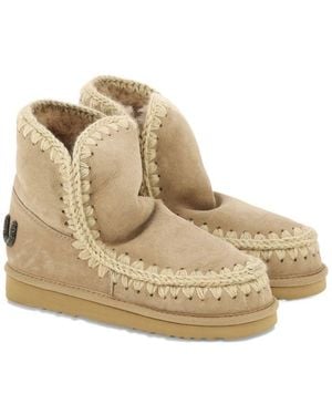 Mou Eskimo 18 Glitter Boots - Natural