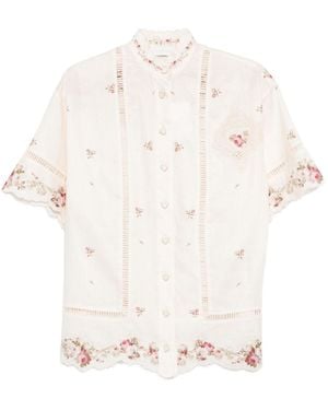 Zimmermann Patience Linen Shirt - White