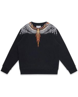 Marcelo Burlon Marcelo Burlon County Of Milan Grizzly Wings Crewneck - Blue