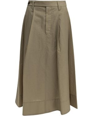 Brunello Cucinelli "Sartorial" Midirock - Grün