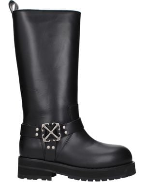 Off-White c/o Virgil Abloh High Boots - Black