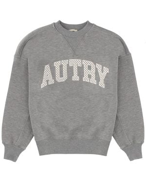 Autry Double Logo Sweatshirt - Grey