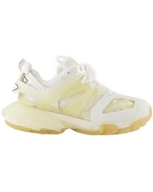 Balenciaga Track Clear Sole Sneakers - White