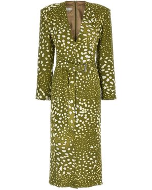 Dries Van Noten 'dohana' Jurk - Groen
