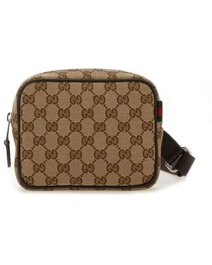 Gucci Mini "Gg" Bag - Brown