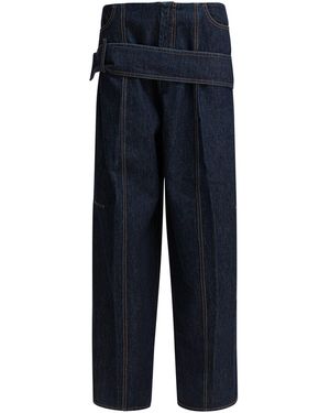 Max Mara Schlagjeans - Blau