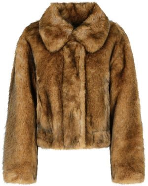 Stand Studio 'Lena' brauner Kunstpelzjacke
