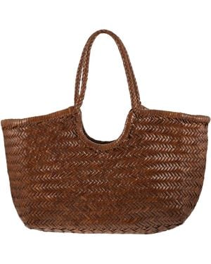 Dragon Nantucket Lederkorbtasche - Braun