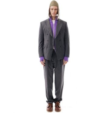 LC23 Gessato Blazer - Blue