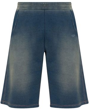 DIESEL Shorts Im Distressed-Look - Blau