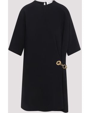 Celine Viscose Midi-jurk - Zwart