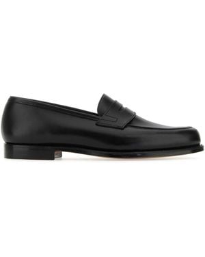 Crockett & Jones Leather Grantham 2 Loafers - Black