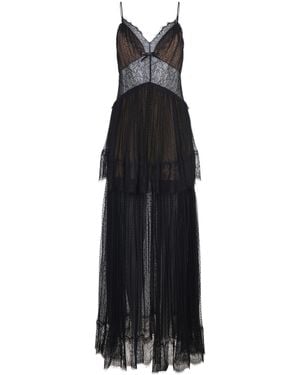 Self-Portrait Self Portrait Dress Made Of Polyester - Black