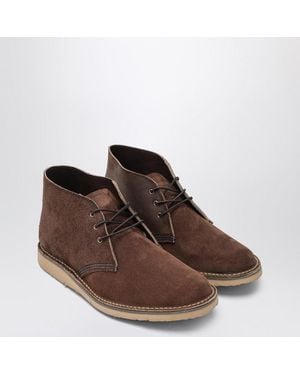 Red Wing Weekender Chukka Chocolate Lace-Up Shoe - Brown