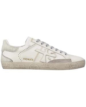 Premiata Baskets - Blanc