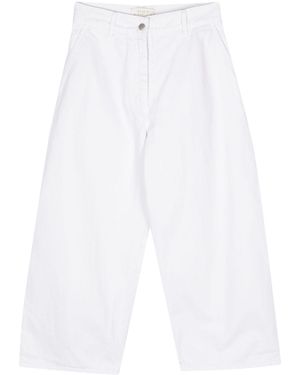 Studio Nicholson Chalco verkürzte Jeans - Weiß