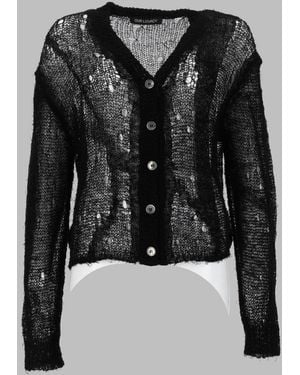 Our Legacy Open Linen Sweater - Black