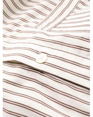 Tekla Cotton Poplin Night Shirt - Natur