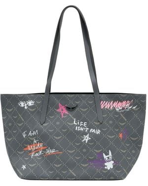 Zadig & Voltaire Z Shopper Synthetisch Veelkleurig - Grijs