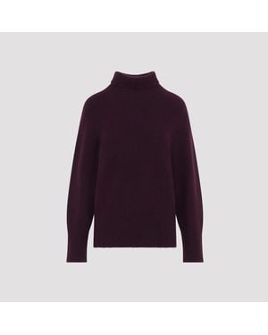 Giorgio Armani Cordovan Cashmere Jumper - Purple