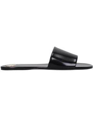 Saint Laurent Slippers And Clogs Carlyle Leather - Black