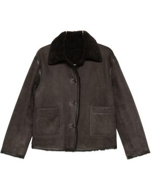 Closed Shearling Jacket - Black