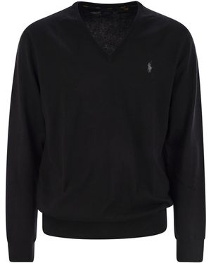 Polo Ralph Lauren Slim Fit Cotton Jersey - Zwart