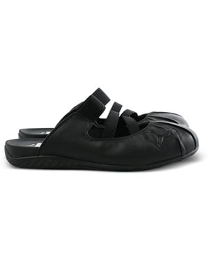 PUMA Speedcat Elasticated Strap Mules - Black