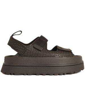 UGG Goldenglow Slingback Sandals - Brown