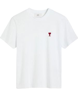 Ami Paris Cseta De Coeur Rouge - Blanco