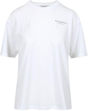 PHILOSOPHY BY LORENZO SERAFINI T Shirts And Polos - White