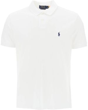 Polo Ralph Lauren Slim Fit Short Sleeve Polo Shirt - White