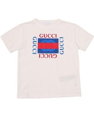 Gucci J S/s T-shirt Ctn Jersey - Wit