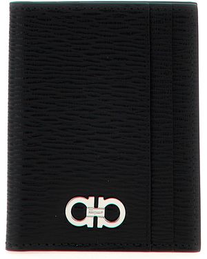 Ferragamo 'Revival Gancio' Kartenhalter - Schwarz