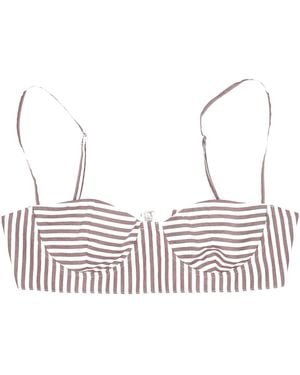 LA ROSE Cotton Bralette - White