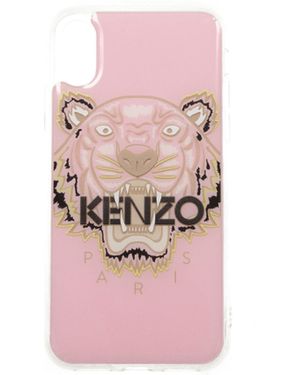 KENZO Holder Iphone Iphone X Silicone/Pastel - Rosa
