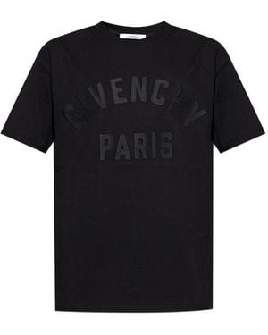 Givenchy Paris' T-Shirt - Schwarz