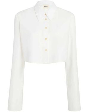 KHAITE Fritz-top - Wit